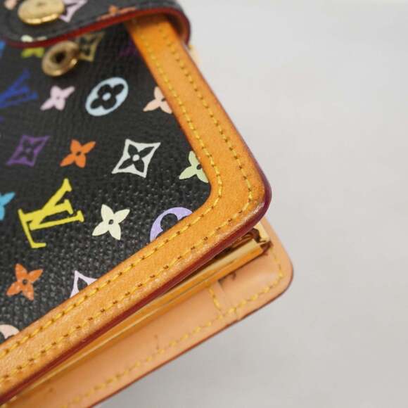 Louis Vuitton Monogram Multicolore Portefeuille Viennois Wallet M92988 Noir W... - Picture 5 of 14